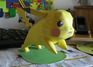 img_4314 Pikachu papercraft