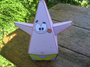 img_4702 Patrick, bob l\'éponge papercraft