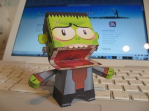img_4874 Frankenstein papercraft